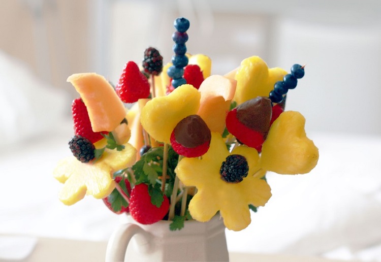 unique fruit bouquet