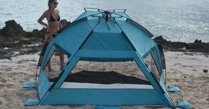 beach shade tent