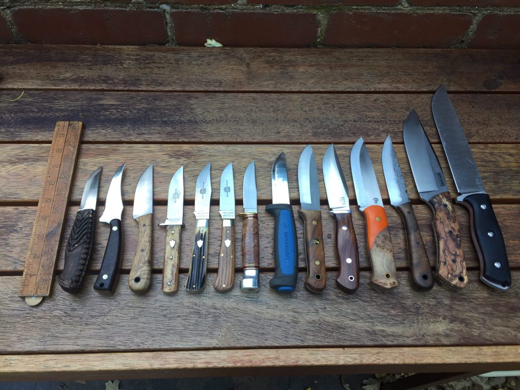 All Sizes of Survival Knives
