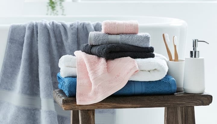 Cotton bath towels