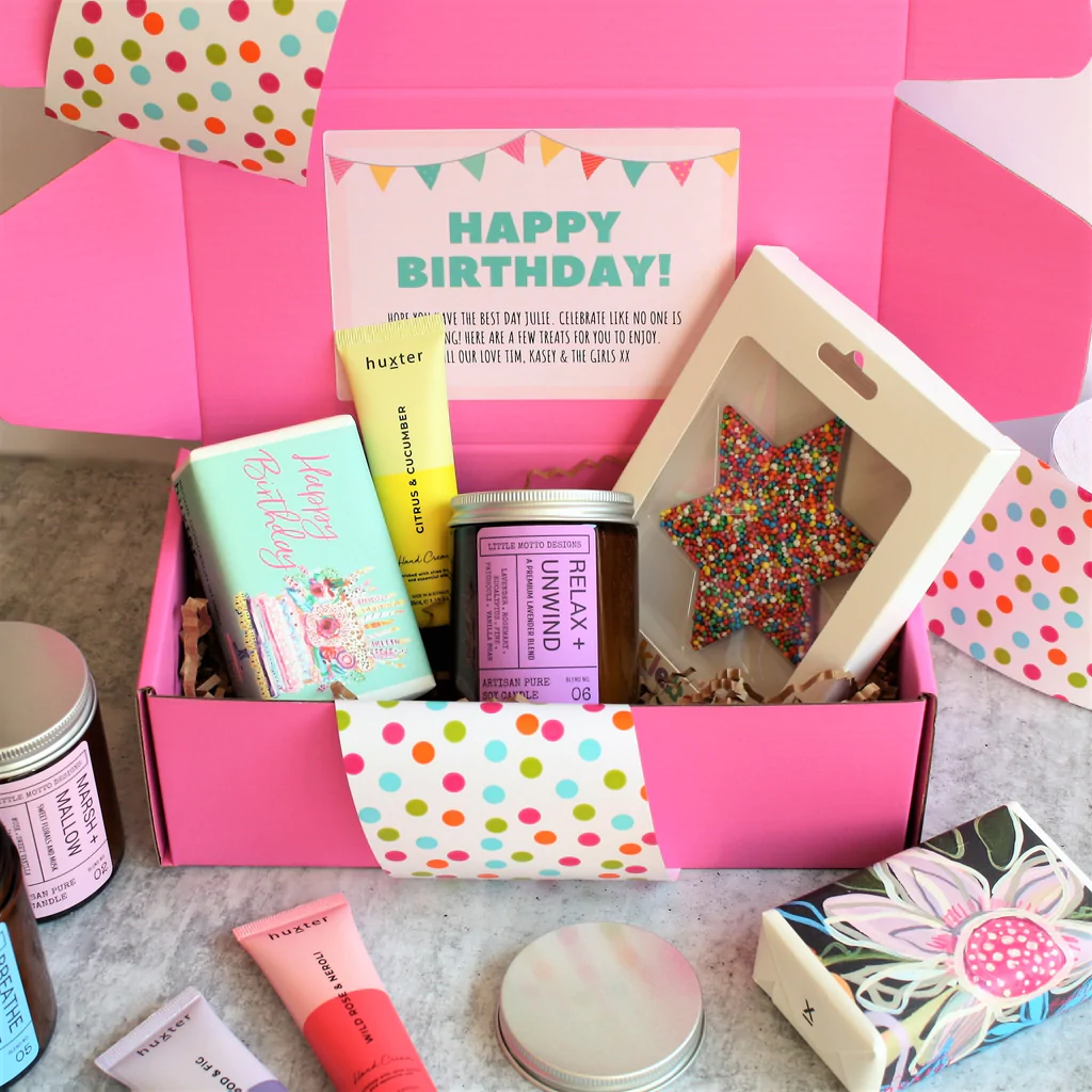 Pamper Hampers for happy birthday 