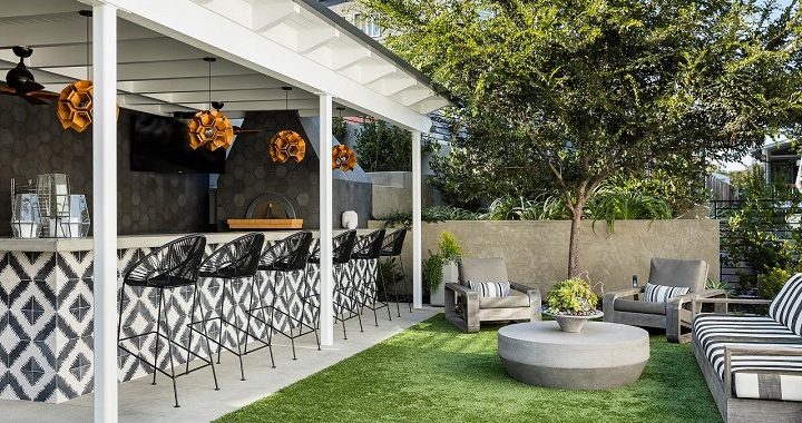 outdoor space with a beautiful furniture